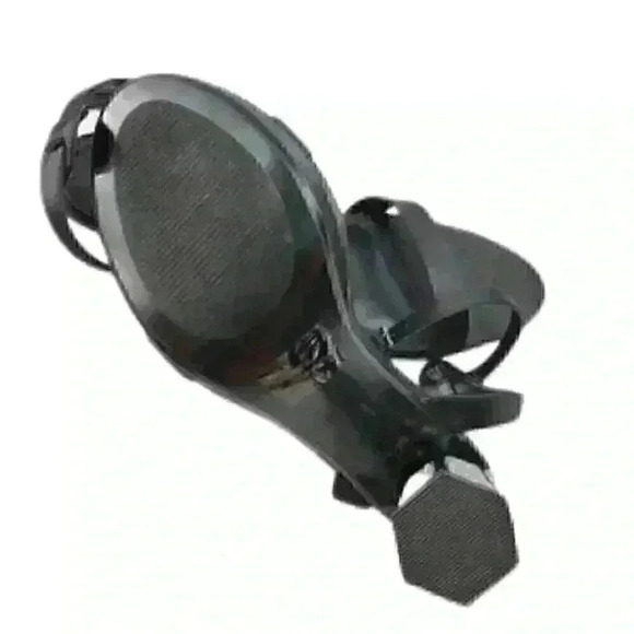 Shi by Journeys Dazzled Black Open Toe Ank… - Picture 9 of 10